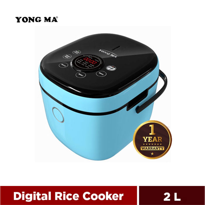 Yong Ma Digital Rice Cooker 2 L - SMC 9027 | SMC9027 Biru